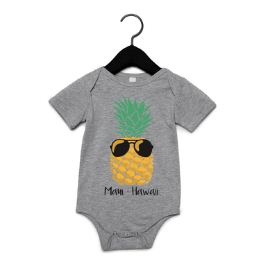 Pineapple Shades Baby Onesie