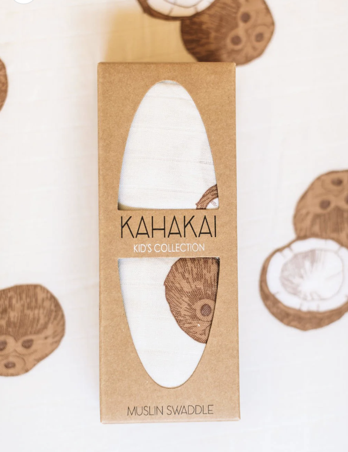 Kahakai Baby Swaddle Coconut