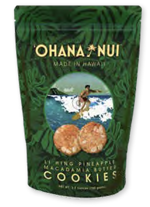 Macadamia Butter Cookies Li Hing Pineapples