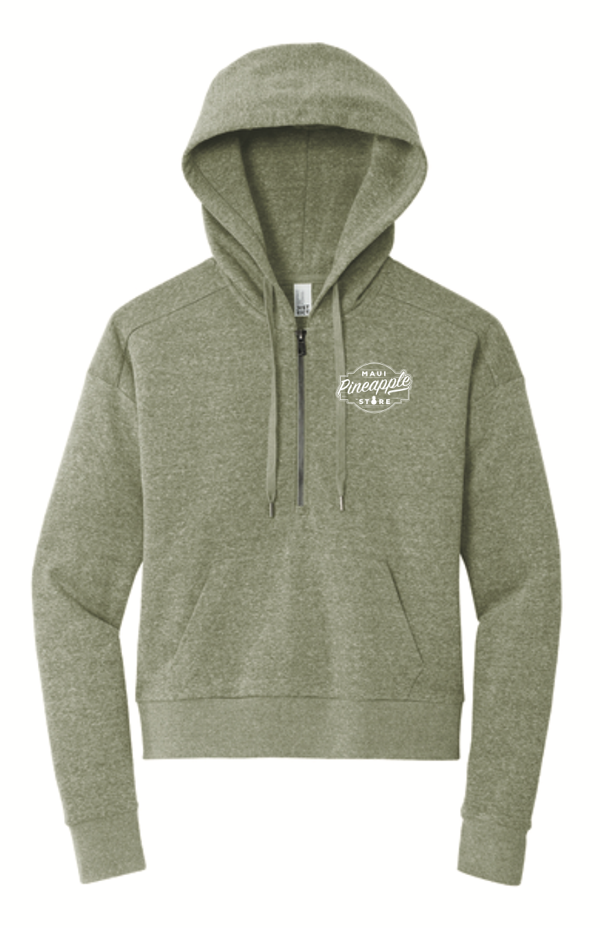 MPS Women's Half Zip Crop Hoodie