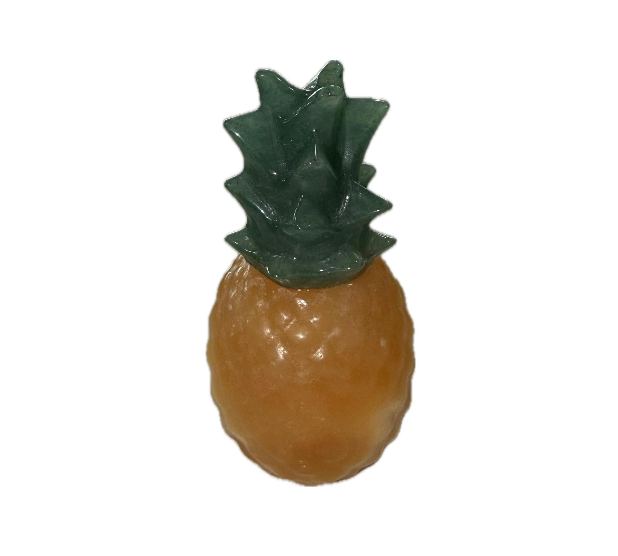 Marbled Stone Pineapple Figurine