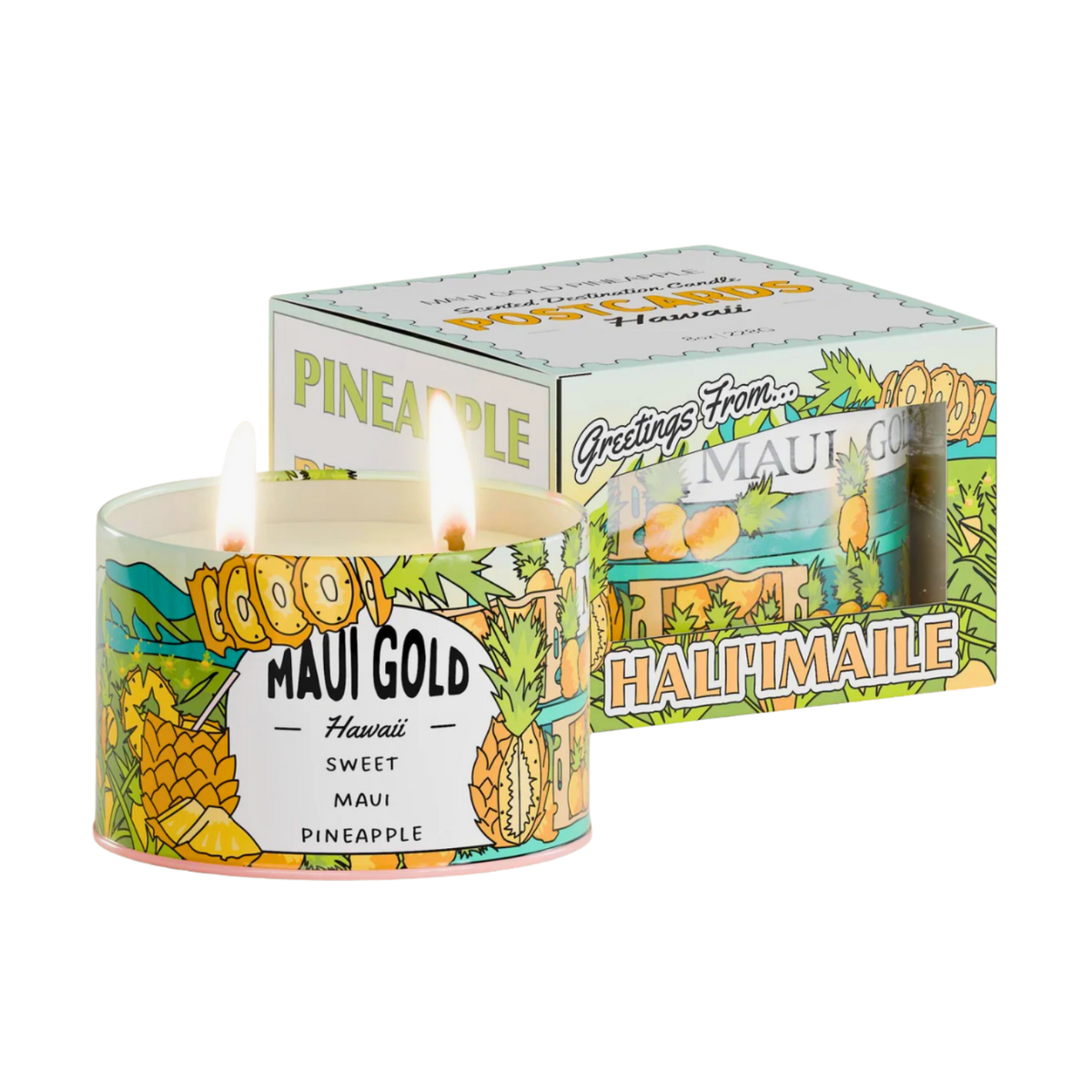POSTCARDS Hali'imaile Pineapple Scented Destination Candle
