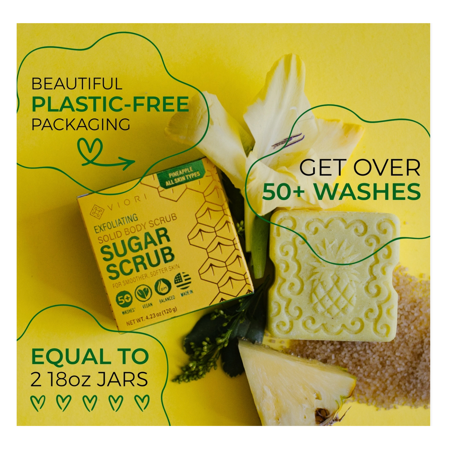 Viori Beauty Sugar Scrub Bar