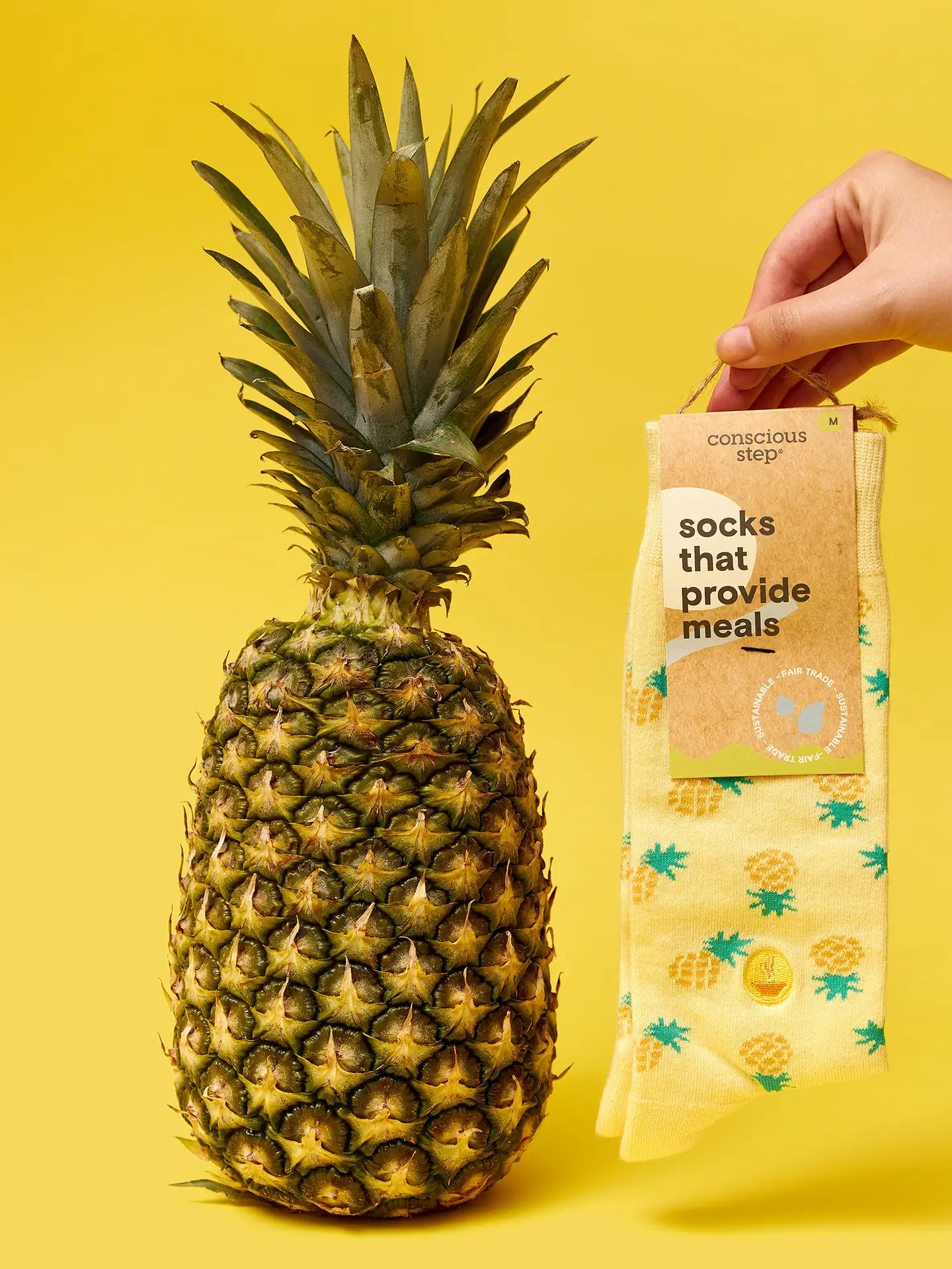 Socks That Provide Meals (Golden Pineapples)