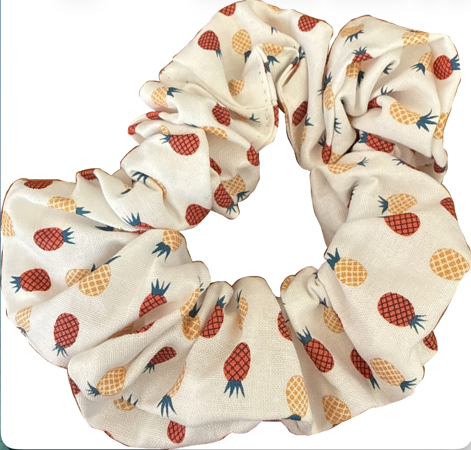 Scrunchie Pineapple Print