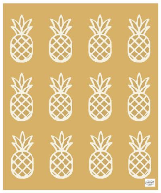 Pineapple Plush Throw Blanket