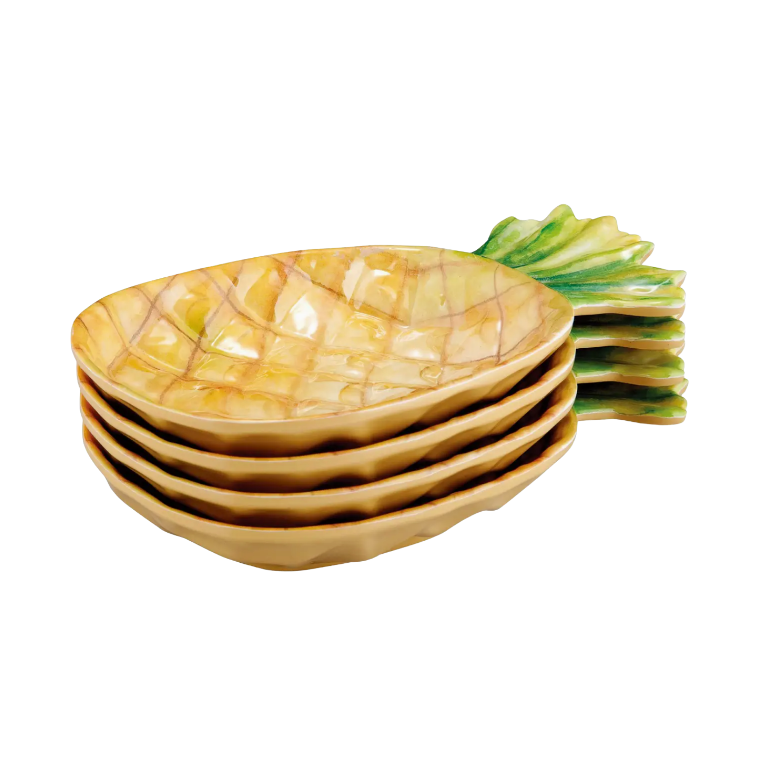 Pineapple Melamine 7" Plate