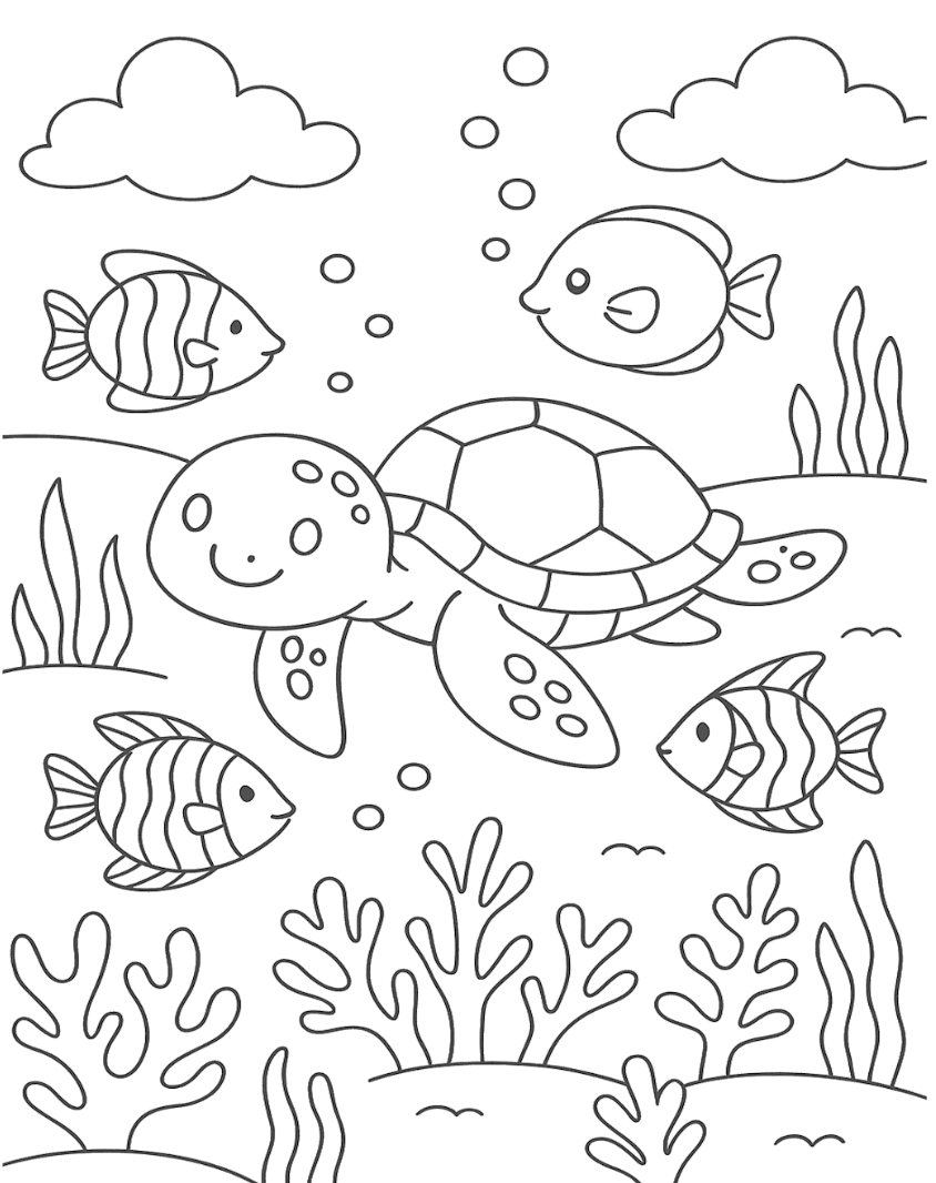 Aloha Adventures A Hawaiian Coloring Journey