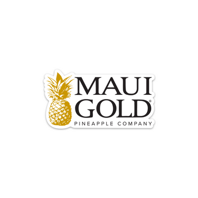 Maui Gold Pineapple Logo Sticker