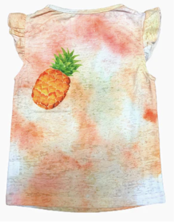 Kai Wahine Designs Keiki Tee Heart Pineapple