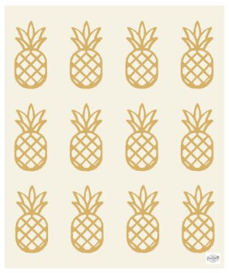 Pineapple Plush Throw Blanket
