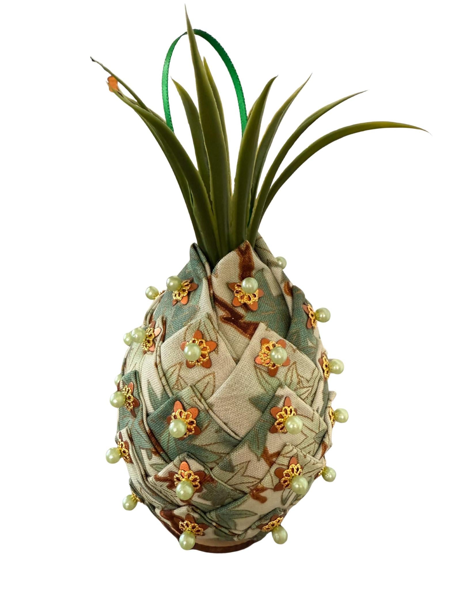 Fabric Pineapple Ornament
