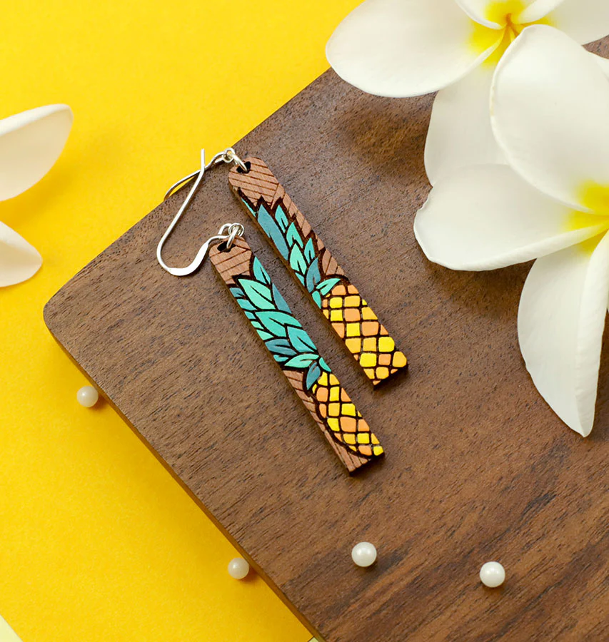 Pineapple Bar Earrings