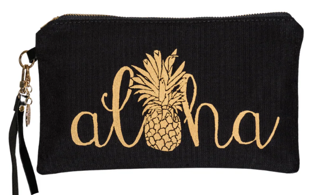 A Maui Day Aloha Pineapple Wristlet