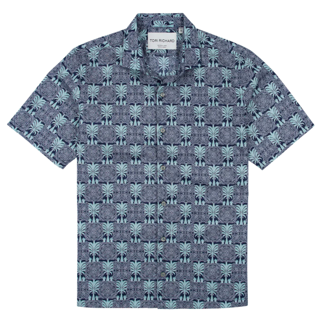 Noble Palm Short Sleeve Button-Down