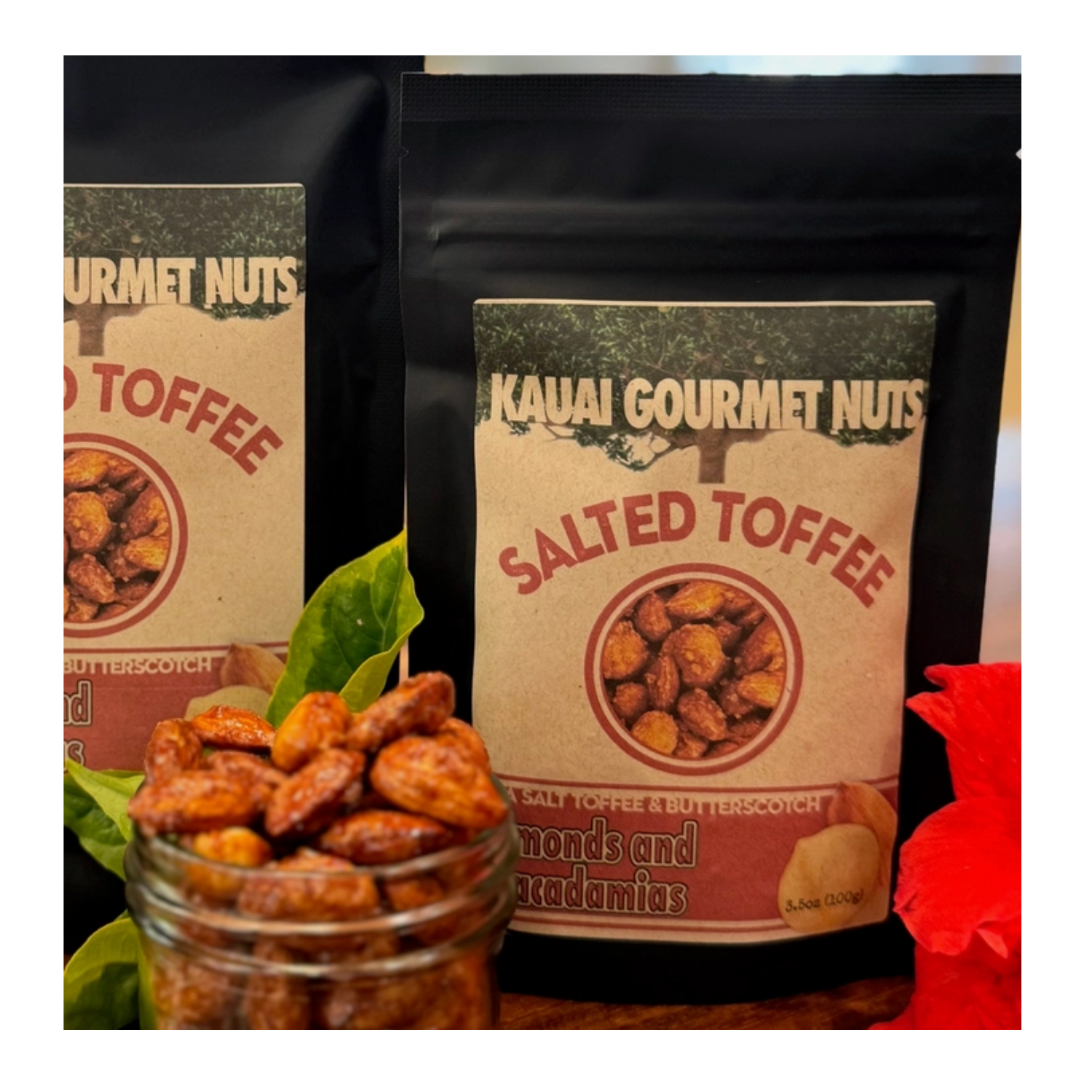 Salted Toffee Almonds and Macadamias