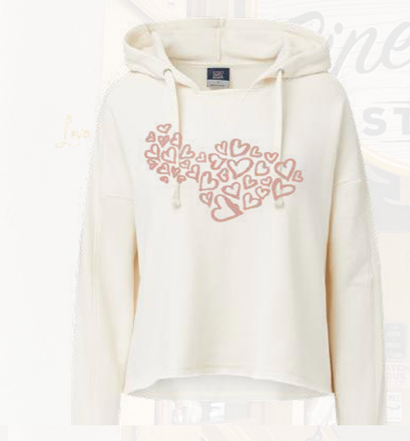 MPS Women's Love Maui Fleece Crop Hoodie