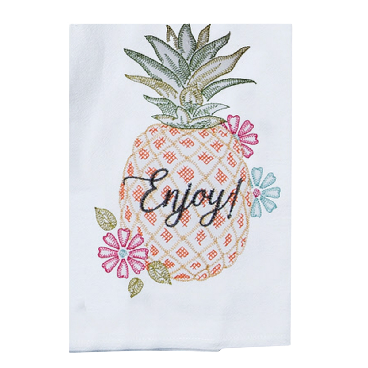 Embroidered Tea Towel