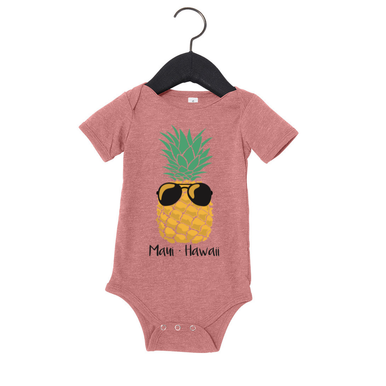 Pineapple Shades Baby Onesie