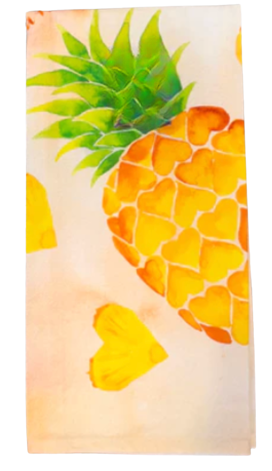 Kai Wahine Designs Pineapple Dishtowel