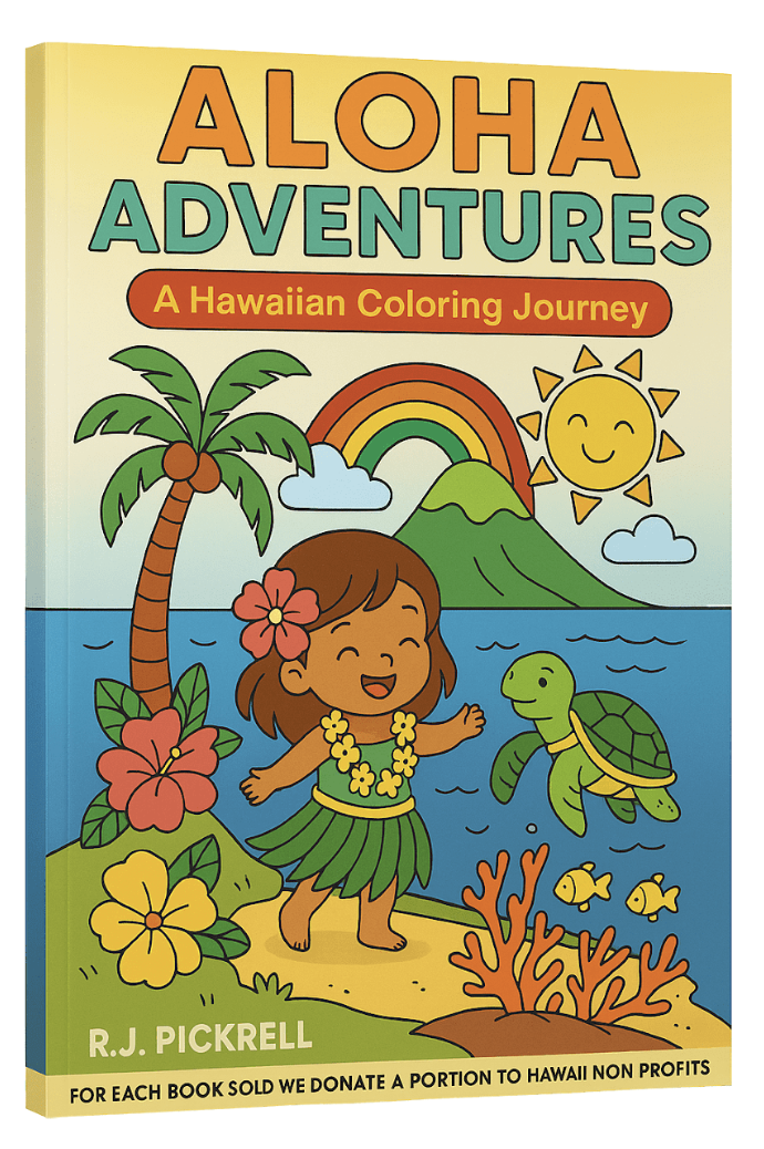Aloha Adventures A Hawaiian Coloring Journey
