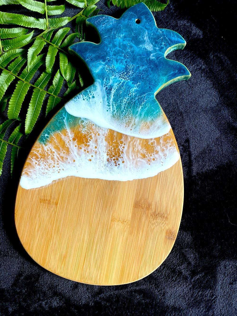 Resin Pineapple Charcuterie Board Cheese Board