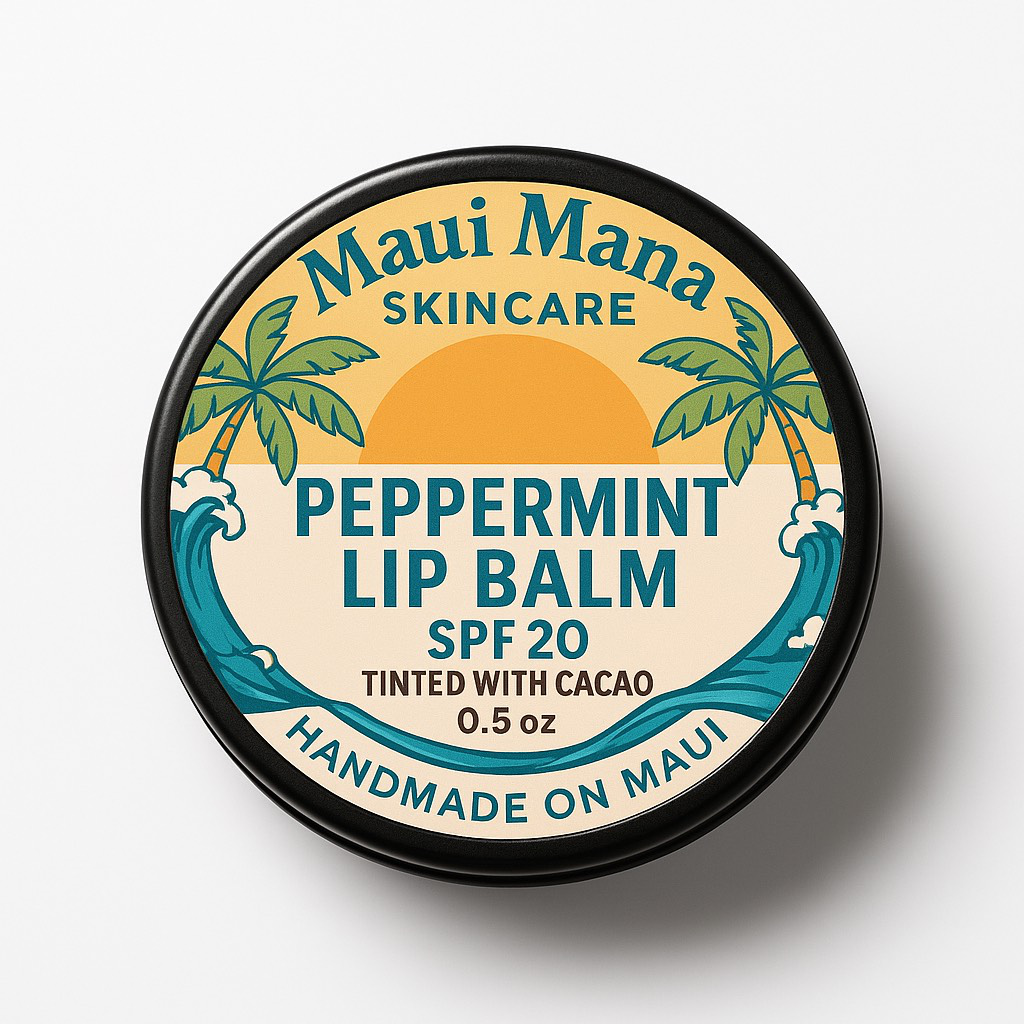 Tinted Peppermint Lip Balm with SPF .05oz
