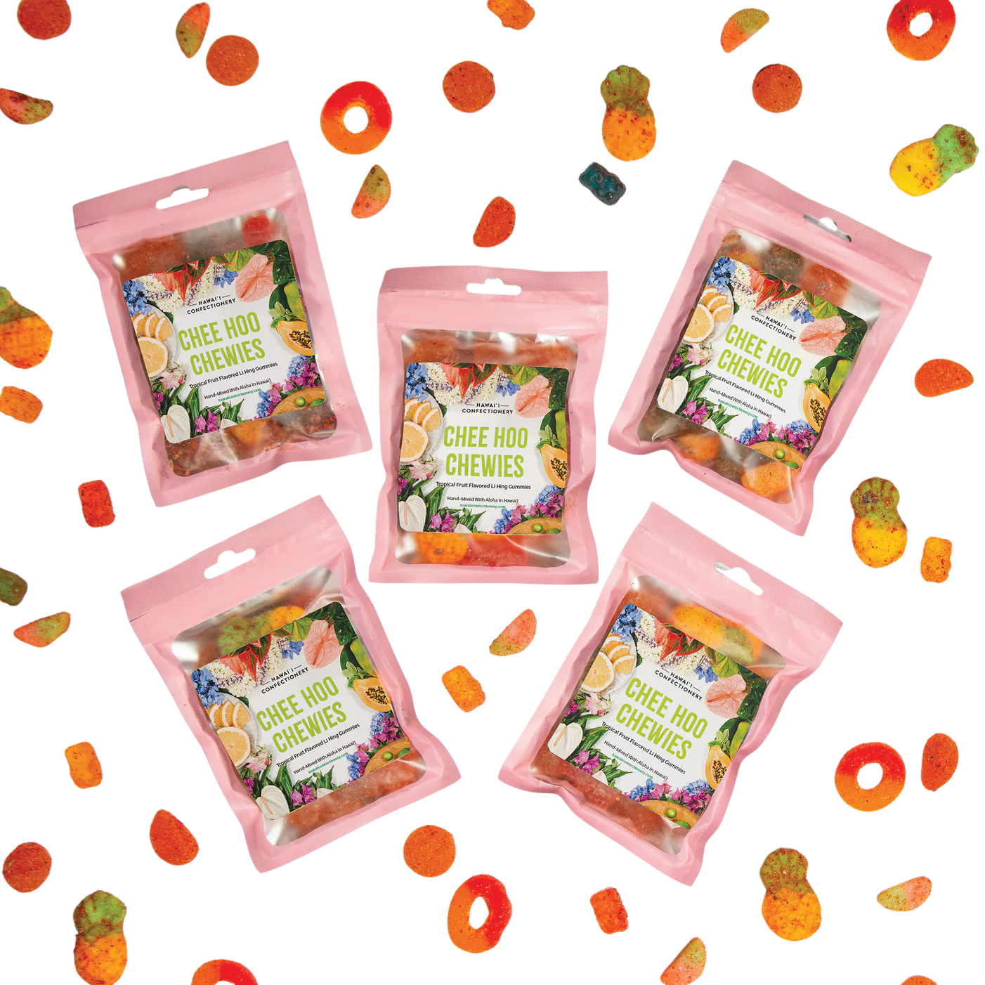 Chee Hoo Chewies - Tropical Fruit Gummies