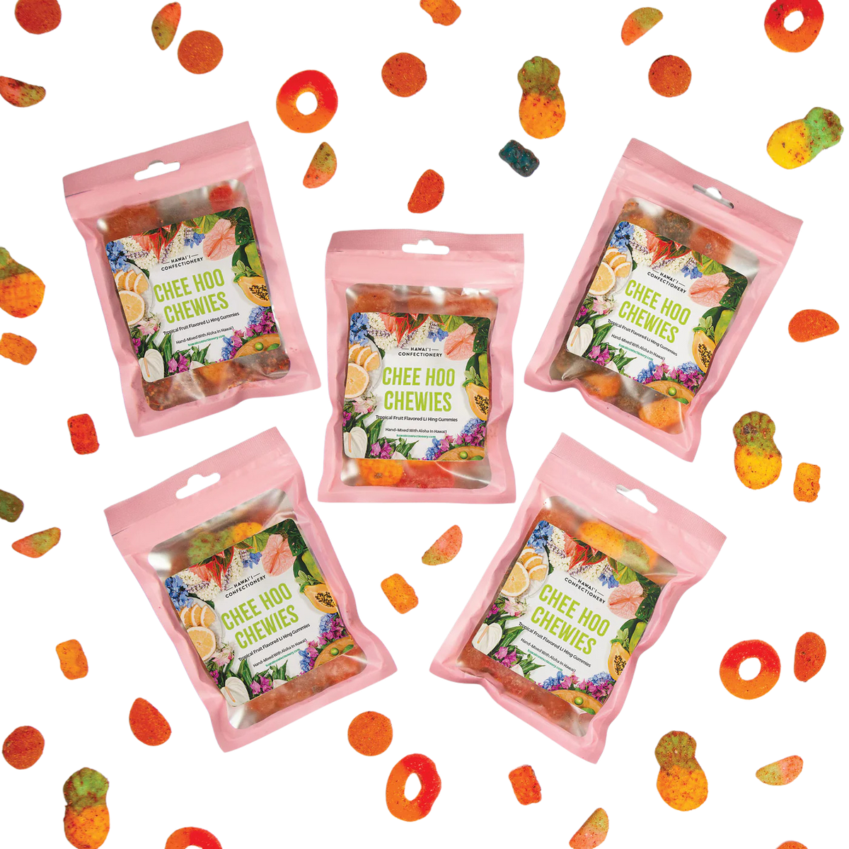 Chee Hoo Chewies - Tropical Fruit Gummies