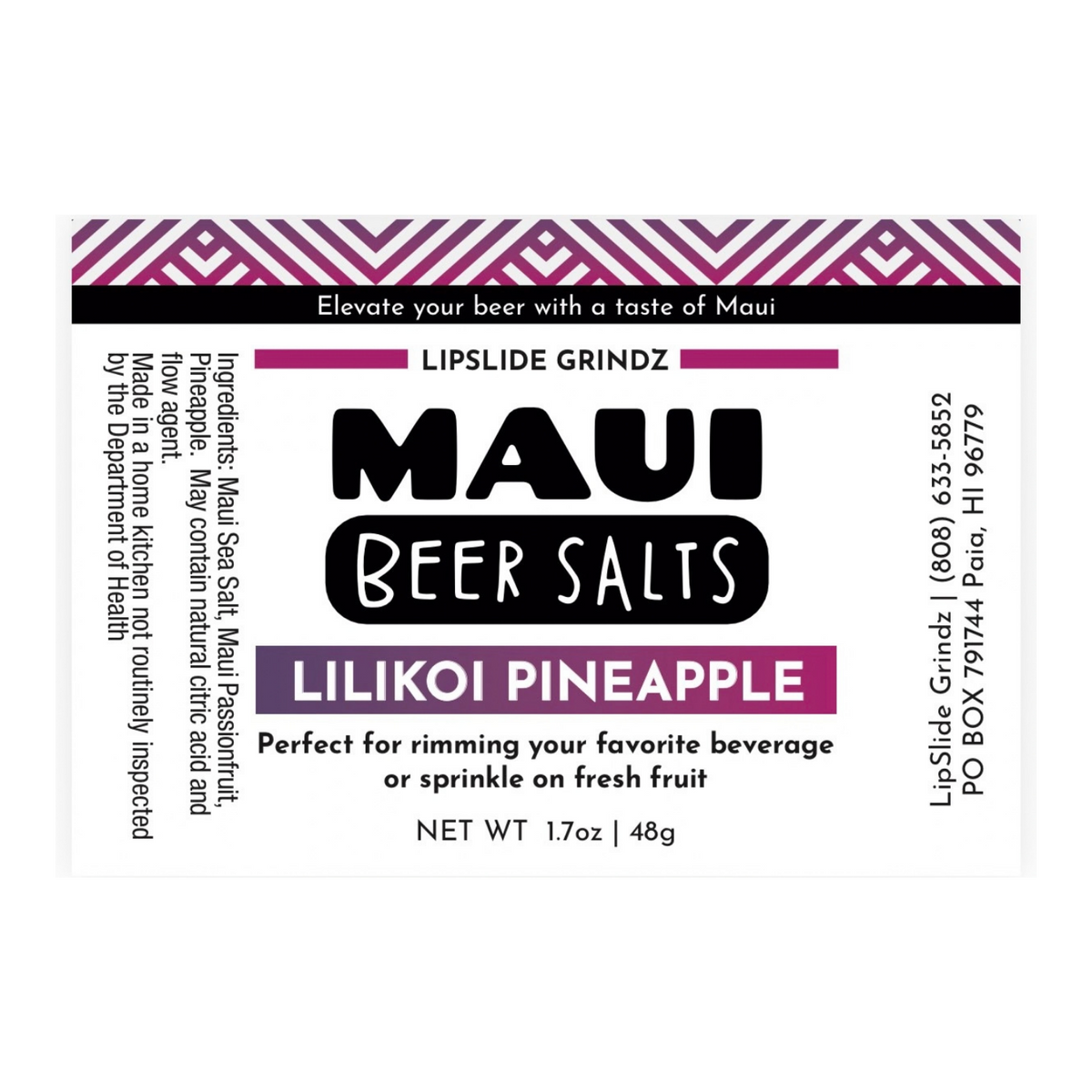 Maui Beer Salts – Lilikoi Pineapple
