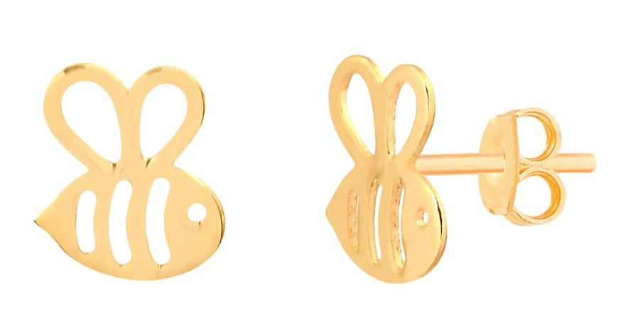 Honey Bee Stud Earrings