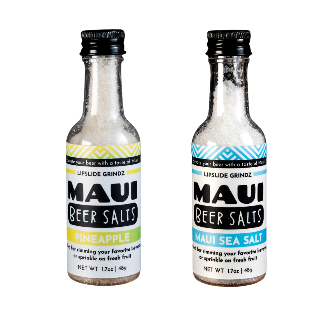 Maui Beer Salts 2 Pack – Pineapple + Maui Sea Salt