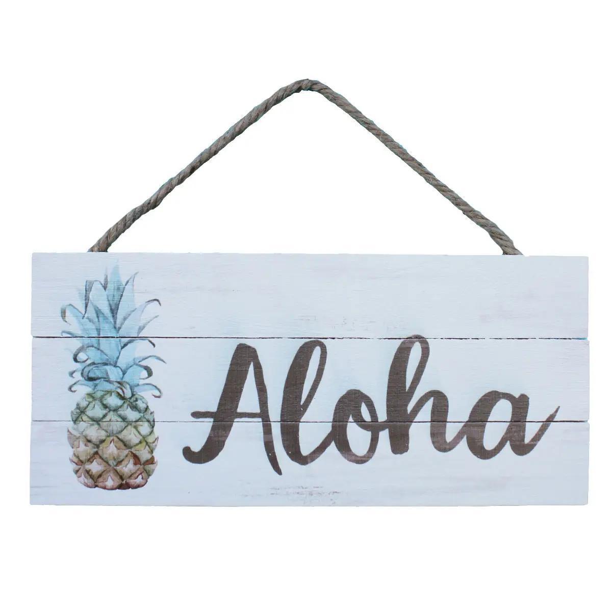 Pineapple Aloha Rope Sign
