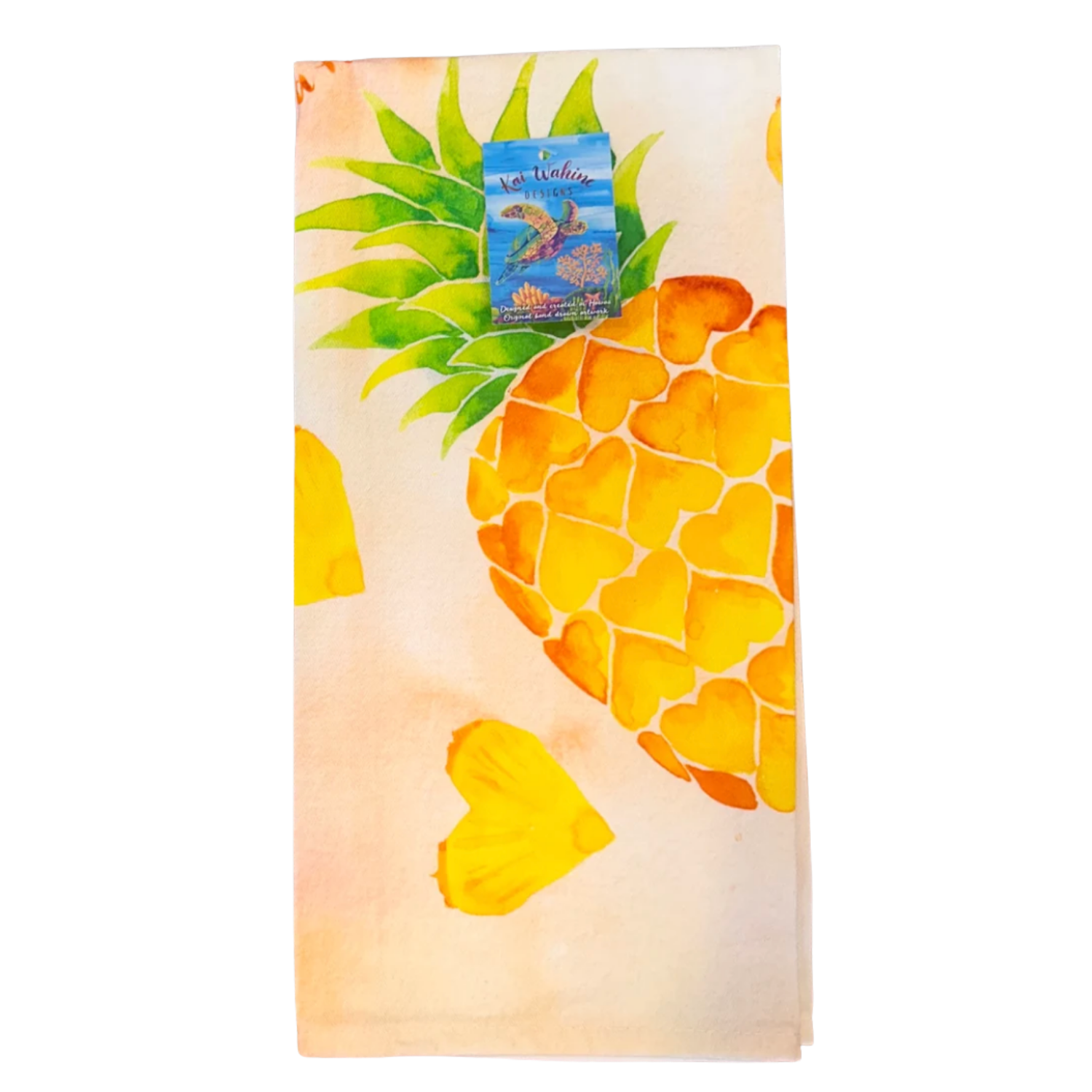 Kai Wahine Pineapple Dishtowel