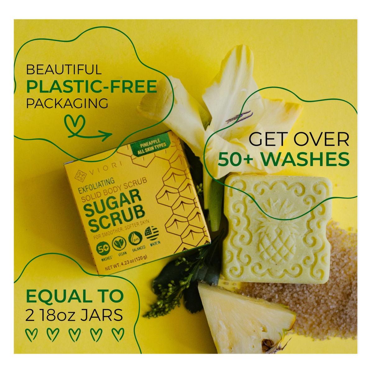 Viori Beauty Sugar Scrub Bar