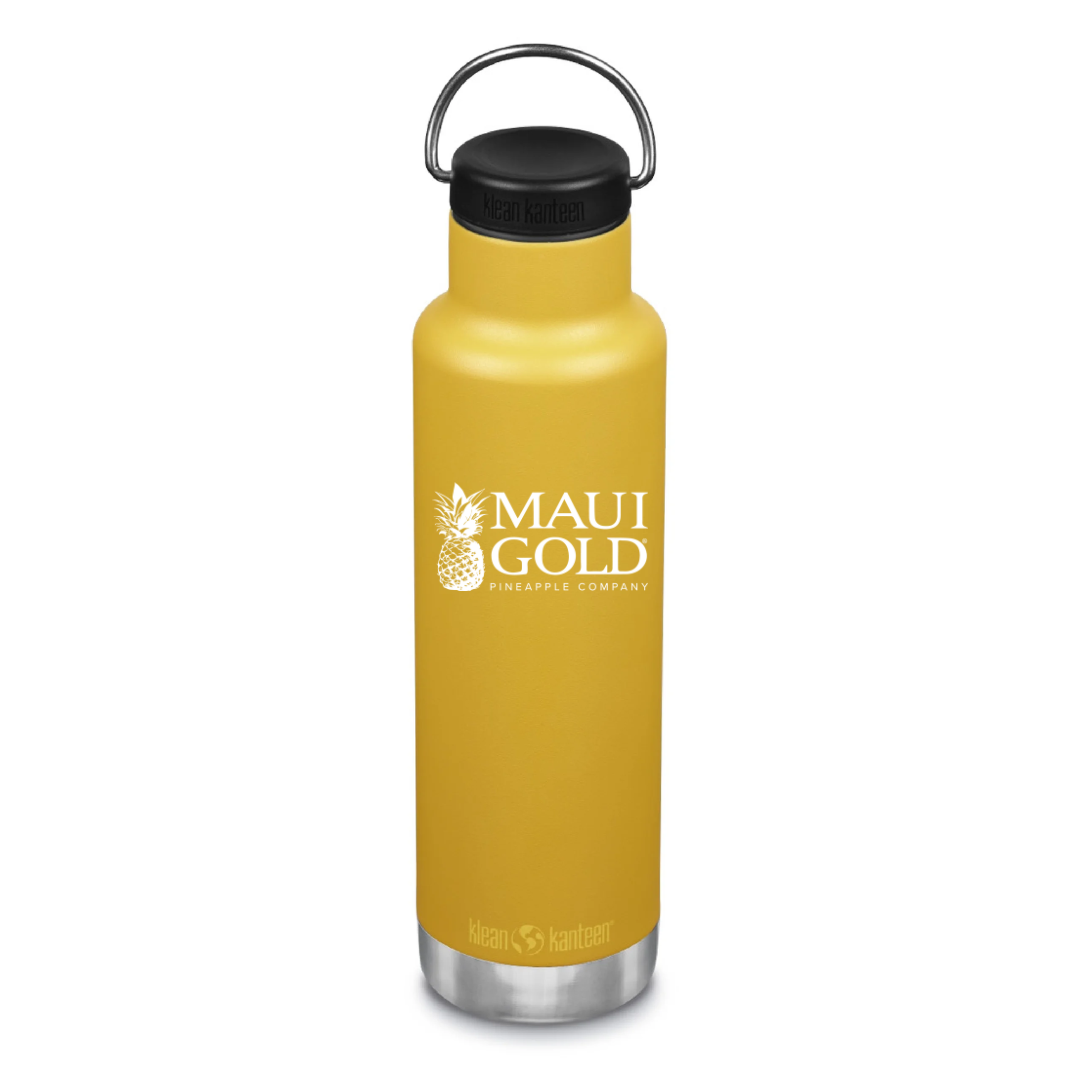 Maui Gold 20 oz Insulated Water Bottle