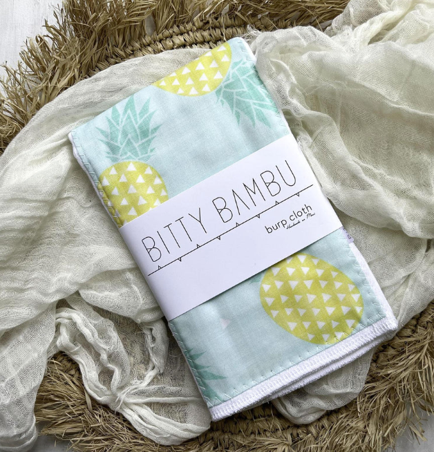 Bitty Bambu Baby Burp Cloth