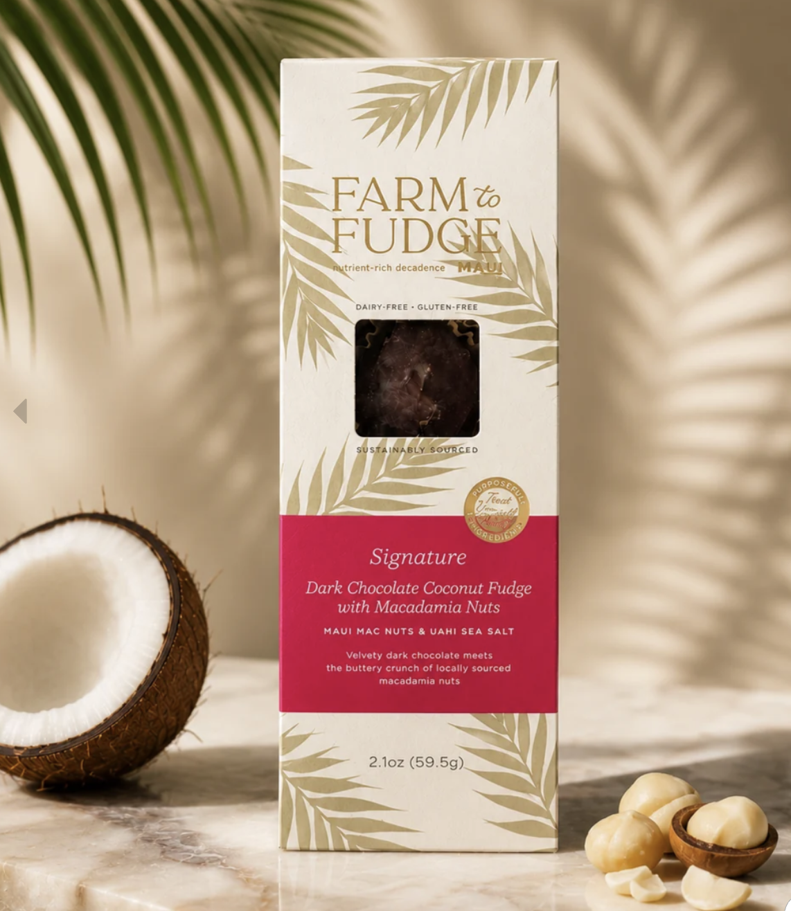 4-PC Orignial w Mac Nuts Fudge Gift Box
