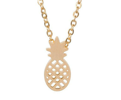 Dainty Pineapple Pendant Necklace