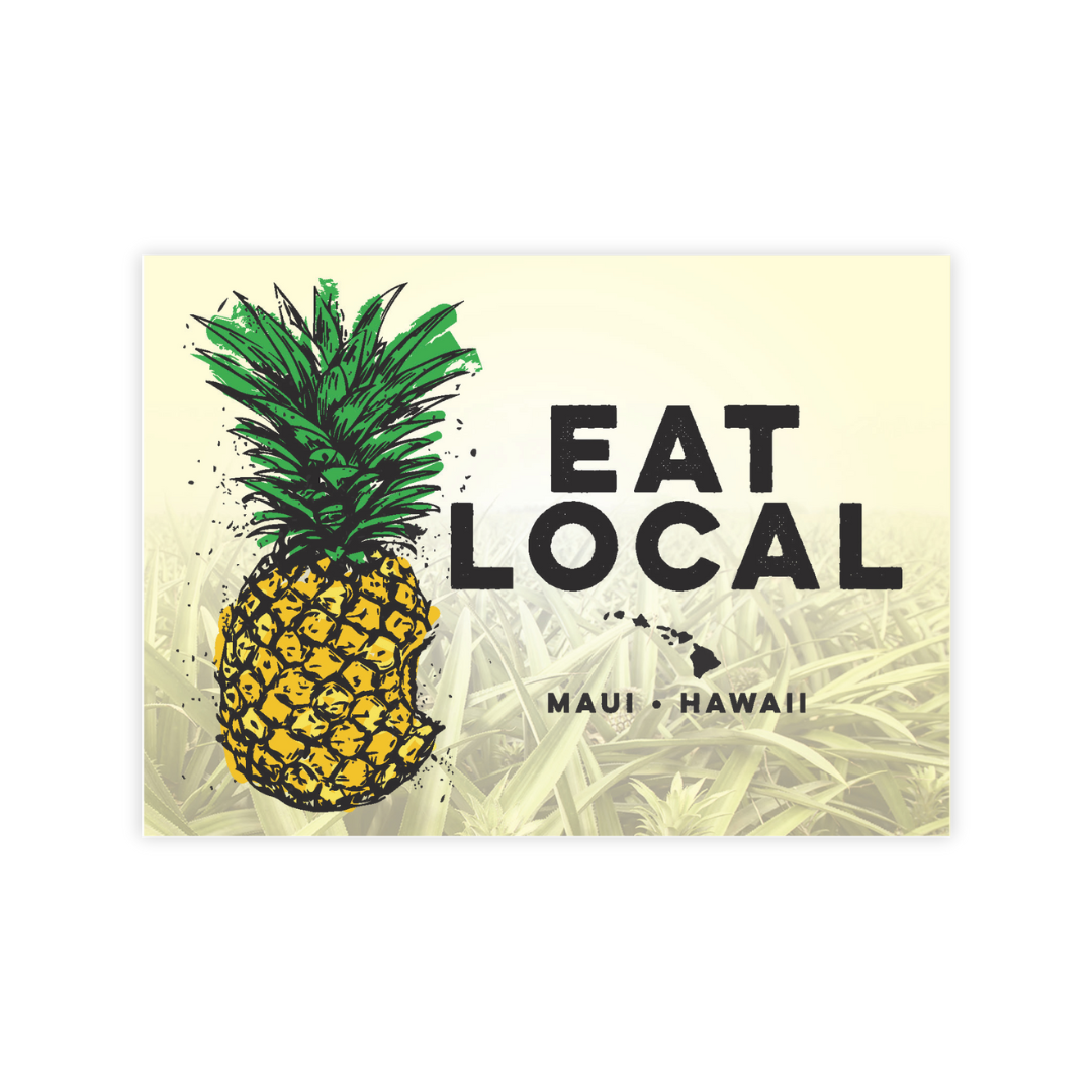 Eat Local Postcard