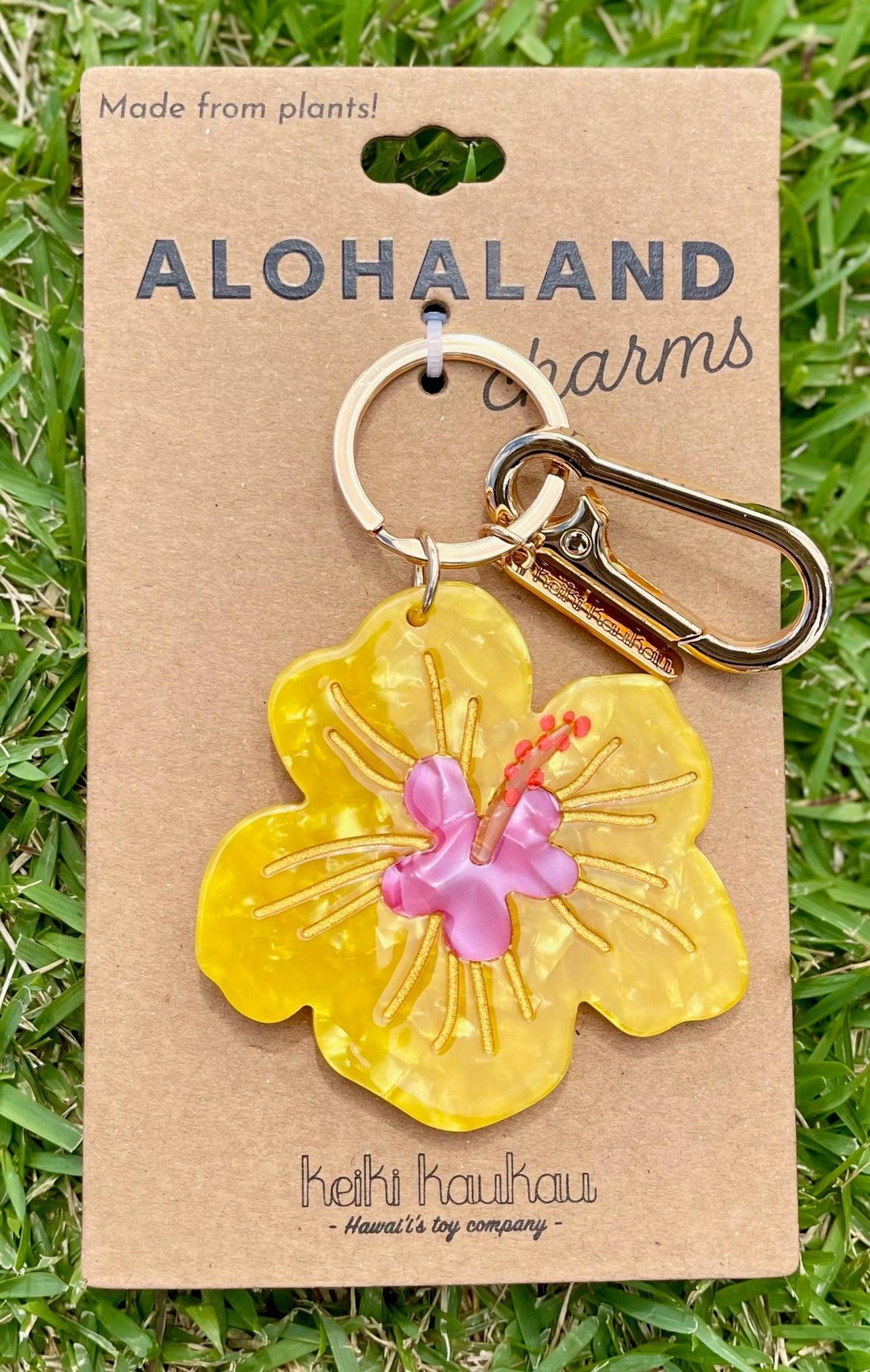 Hibiscus Bag Charm