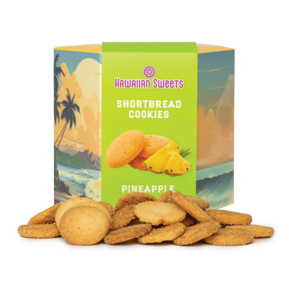 Pineapple Shortbread Cookies
