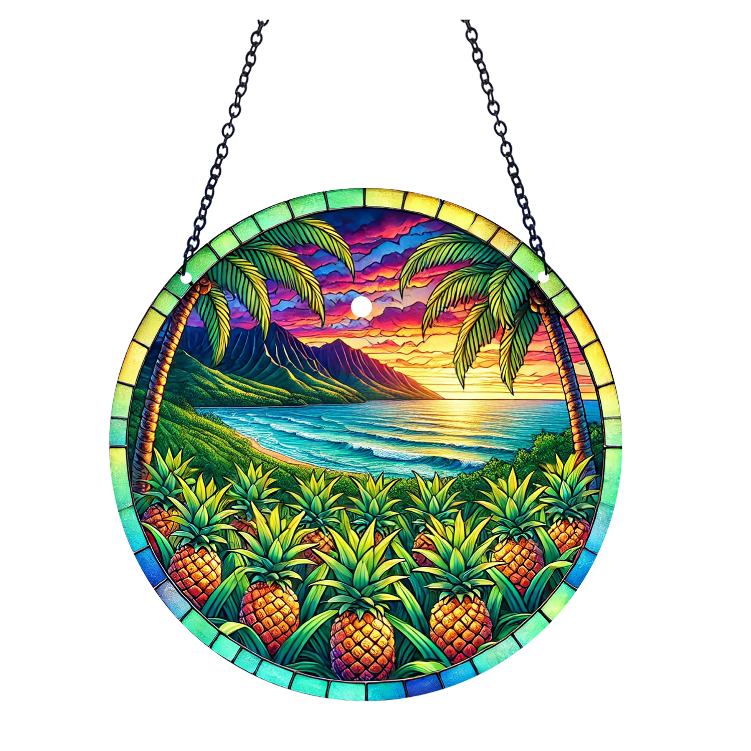Pineapple Acrylic Suncatcher