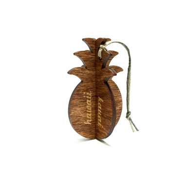 3-D Wood Pineapple Ornament