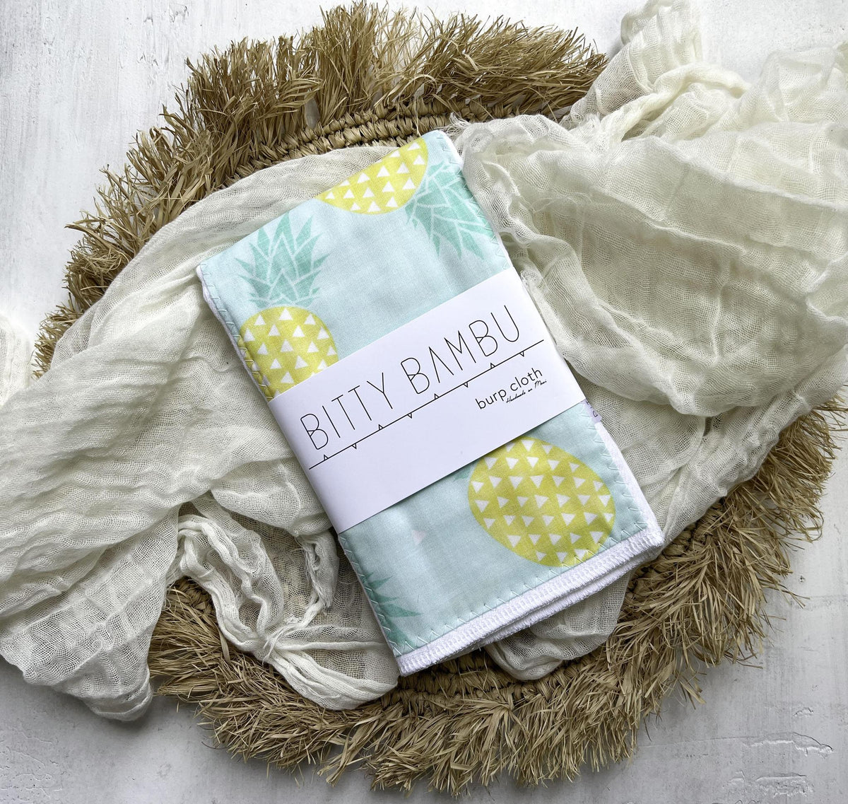 Bitty Bambu Baby Burp Cloth