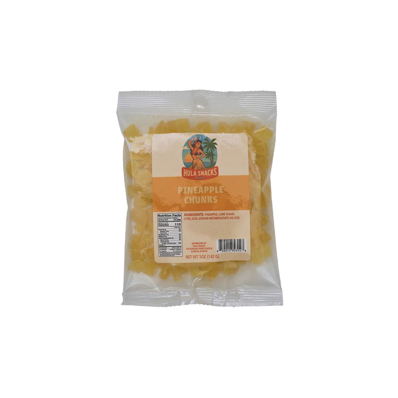 Hula Snacks Pineapple Chunks 5oz