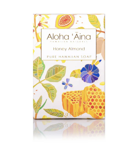 Aloha 'aina - Honey Almond Pure Bar Soap