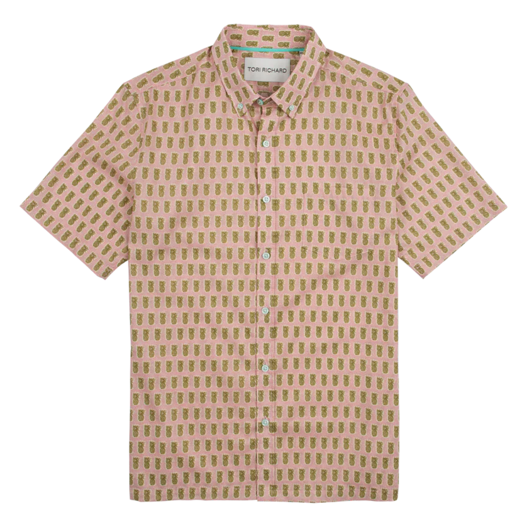 Pineapple Factory Short Sleeve Button-Down Shirt