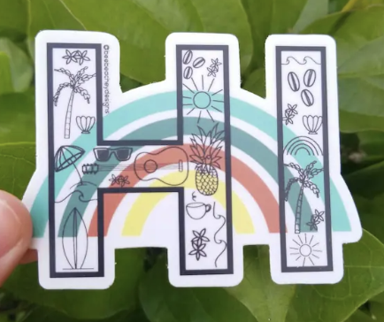 Bee Beachey Vinyl Stickers