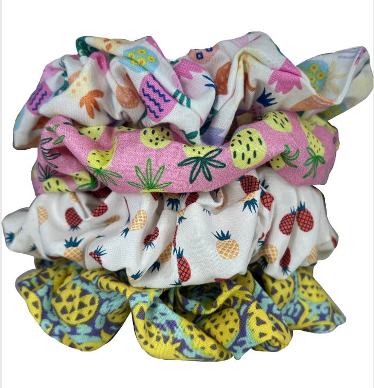 Scrunchie Pineapple Print